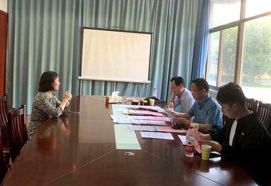说明: 校党史学习督导组来离退休党工委检查党史学习情况202106084